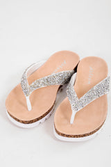 Studded Diamante Embellished Sandals
