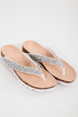 Studded Diamante Embellished Sandals