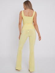 Slinky Vest Top & Flare Trouser Co-ord