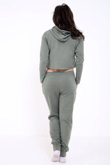 Lack Splash Distressed Kapuzenkapsel und Boden Loungewear