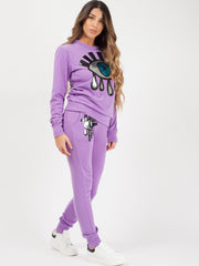 Sequin Eye Applique Co-ord