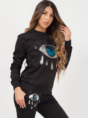 Sequin Eye Applique Co-ord