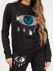 Sequin Eye Applique Co-ord