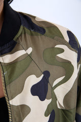 Longline Lightweight Camouflage Shell Jacket