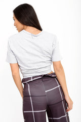 Diamante Embellished Los Angeles Slogan T Shirt