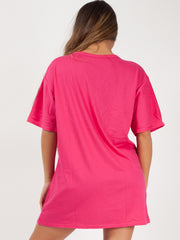 Oversized Fashion Icon Printed T-Shirt