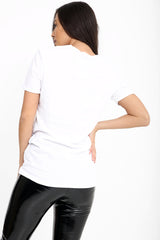 Paris Amour Slogan Printed T Shirt