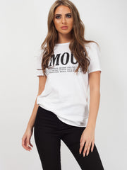 Amour Slogan Printed T-Shirt