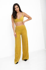 Ribbed Velvet Two Piece Set