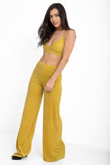 Ribbed Velvet Two Piece Set