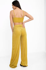 Ribbed Velvet Two Piece Set