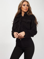 Emily Borg Popper Button Cropped Jacket