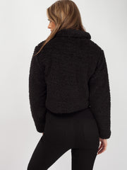 Emily Borg Popper Button Cropped Jacket