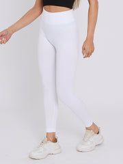 New Stretchy High Waisted Ribbed Leggings