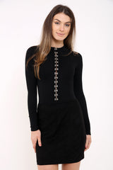 Hook And Eye Fasten Bodysuit