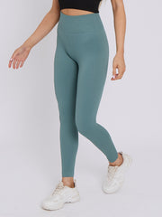New Stretchy High Waisted Ribbed Leggings