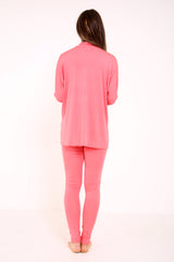 Choker Neck Viscose LoungeWear Set