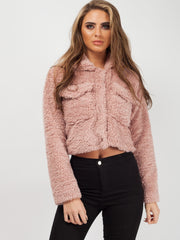 Emily Borg Popper Button Cropped Jacket