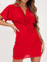 Twist Front Bodycon -Kleid