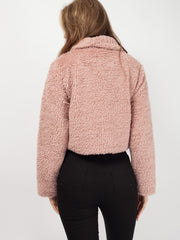 Emily Borg Popper Button Cropped Jacket