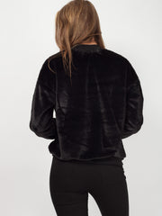 High Neck Fluffy Jumper