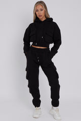 Cargo Pockets Fleece Tracksuit