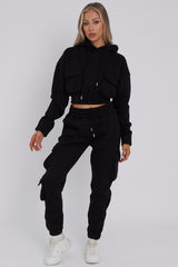 Cargo Pockets Fleece Tracksuit