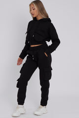 Cargo Pockets Fleece Tracksuit