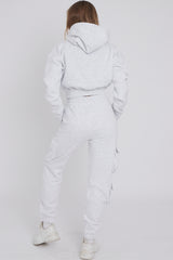 Cargo Pockets Fleece Tracksuit