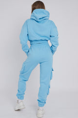 Cargo Pockets Fleece Tracksuit