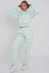 Cargo Pockets Fleece Tracksuit