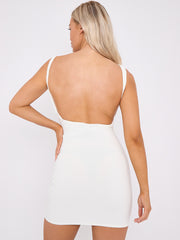 Open Rücken Slinky Bodycon Kleid