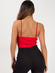 Crochet Trim Cami Bodysuit