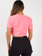 Glitter Tiger Print Crop Top