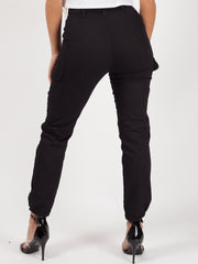Cuffed Hem Cargo Trousers