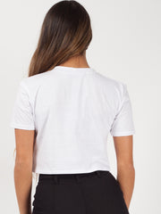 Glitter Tiger Print Crop Top