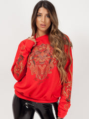 Tiger Printed Sweatshirt Jumper
