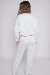 Oversized Bomber Style Fleece Zipper Co-ord