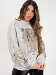 Tiger Printed Sweatshirt Jumper