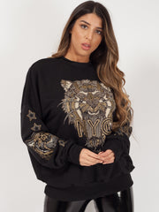 Tiger Printed Sweatshirt Jumper