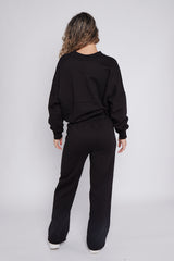 Oversized Bomber Style Fleece Zipper Co-ord