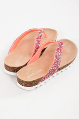 Studded Diamante Embellished Sandals