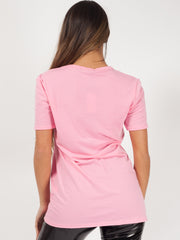 Glitter Sassy Slogan Printed T-Shirt