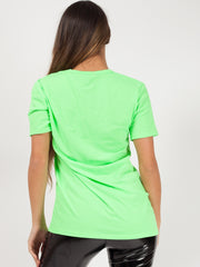 Glitter Sassy Slogan Printed T-Shirt