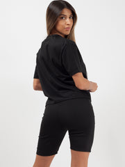 Sequin Eye Applique Top & Shorts Co-ord