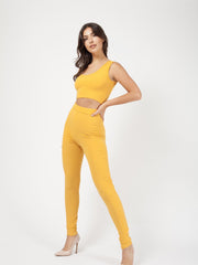 Ribbed Crop Top & Trouser Co-ord