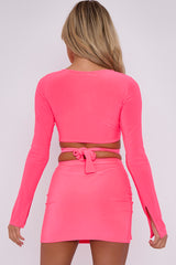 Envolver alrededor de la tapa de cultivo y la falda retorcida coorden