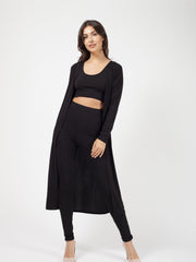 Ribbed Crop Top & Trouser Co-ord