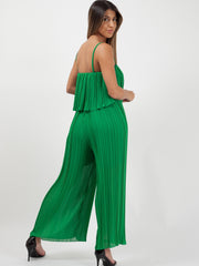 Pleated Frill Cami Jumpsuit