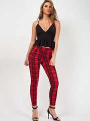 Tartan Check Trousers
